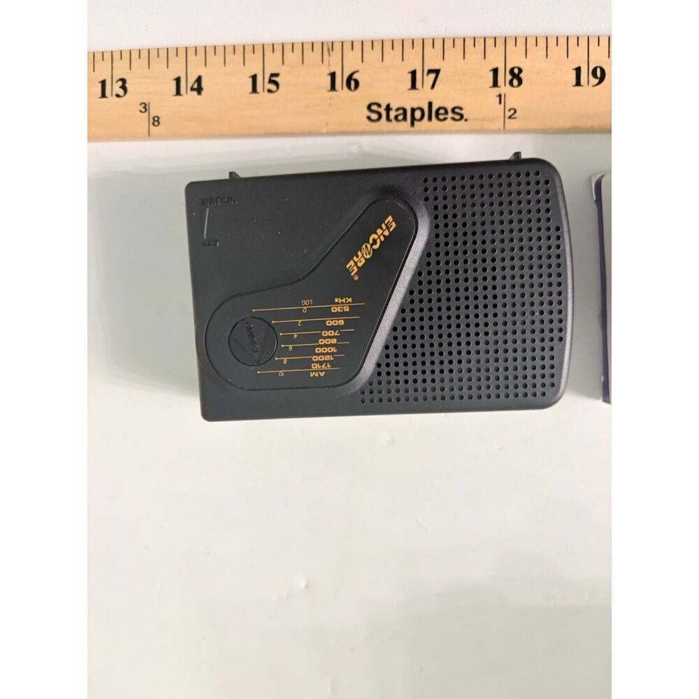 vtg. Encore cordless radio in box